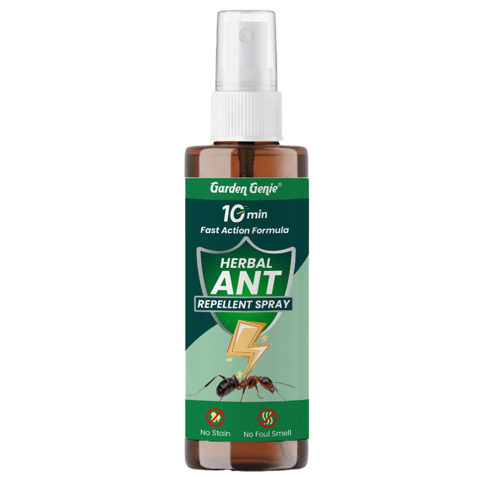 Garden Genie Herbal Ant Repellent Spray 100ml | Natural Anti Ant Spray for Home & Kitchen | Chemical-Free | Safe Around Children, Pets & Plants | Long-Lasting Herbal Protection-picture-28
