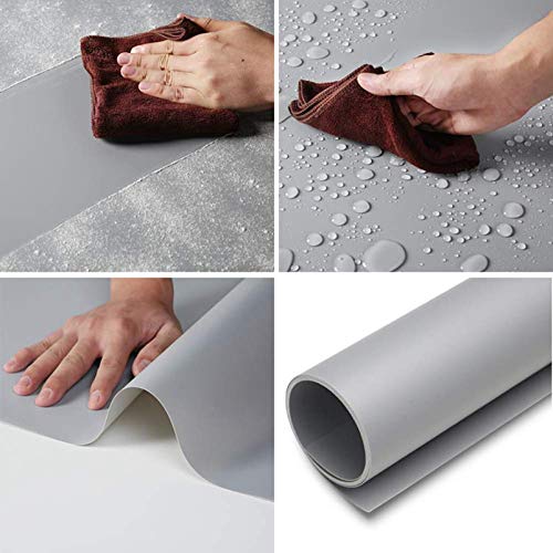 Meking Photography Backdrop Matte Pvc Background 40X80 Inches (100X200Cm) White & Black & Gray & Green Kit #TOP1