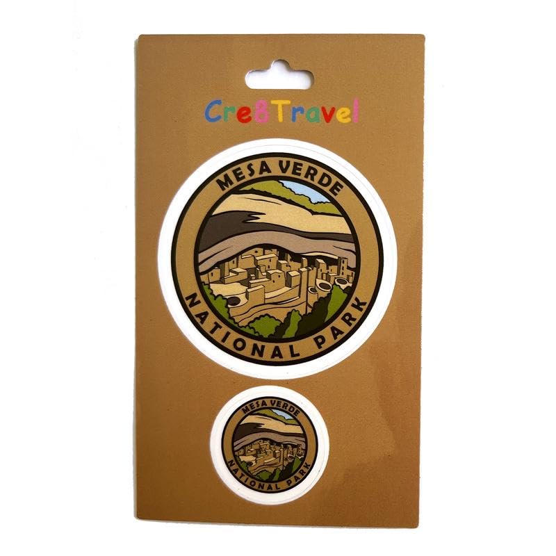 Mesa Verde National Park Sticker Set – 2-Pack Vinyl Stickers (2