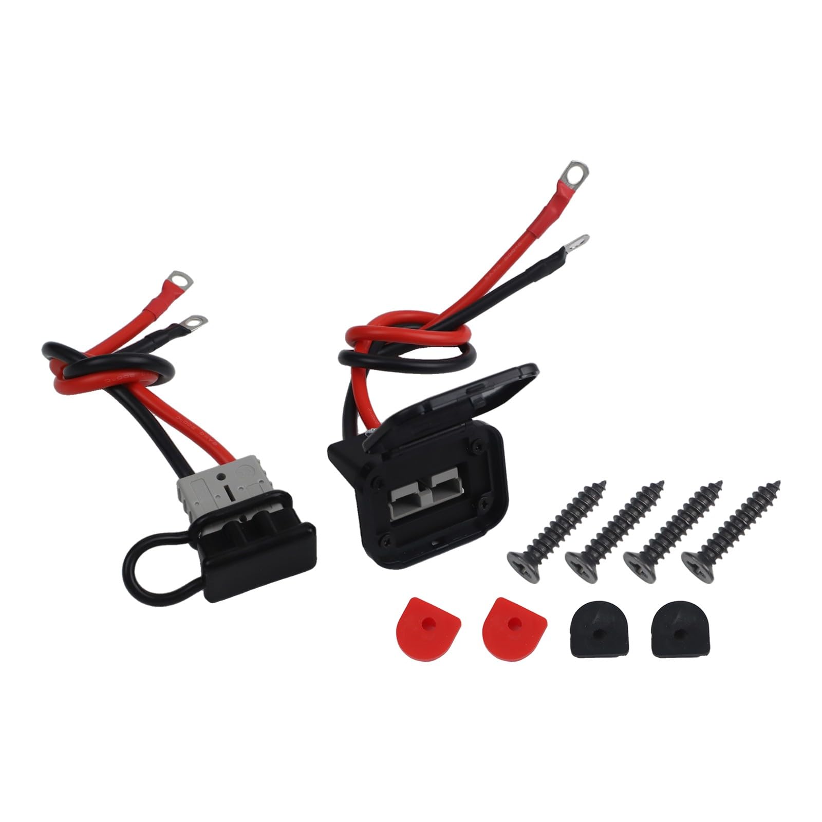 50A Anderson-Stecker Mit 8 AWG Kabel – Ideal Für Schnelles Verbinden & Trennen In Anhängern, Booten, Wohnmobilen & Mehr