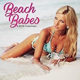 2026 Square Wall Calendar - Beach Babes 12 x 12 Inch Monthly View, 16-Month, Unveiled Theme, Includes 180 Reminder Stickers