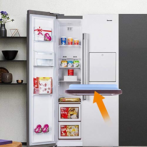 VERLOCO Gebratene Eismaschine Teppanyaki Platte,Teppanyaki-Platte zum Zubereiten von Ice Cream Rolls aus Speiseeis,Eiscreme Rollen Machine DIY,Frozen Joghurt Maker Haushalts 29x24x5 Cm – Bild 8