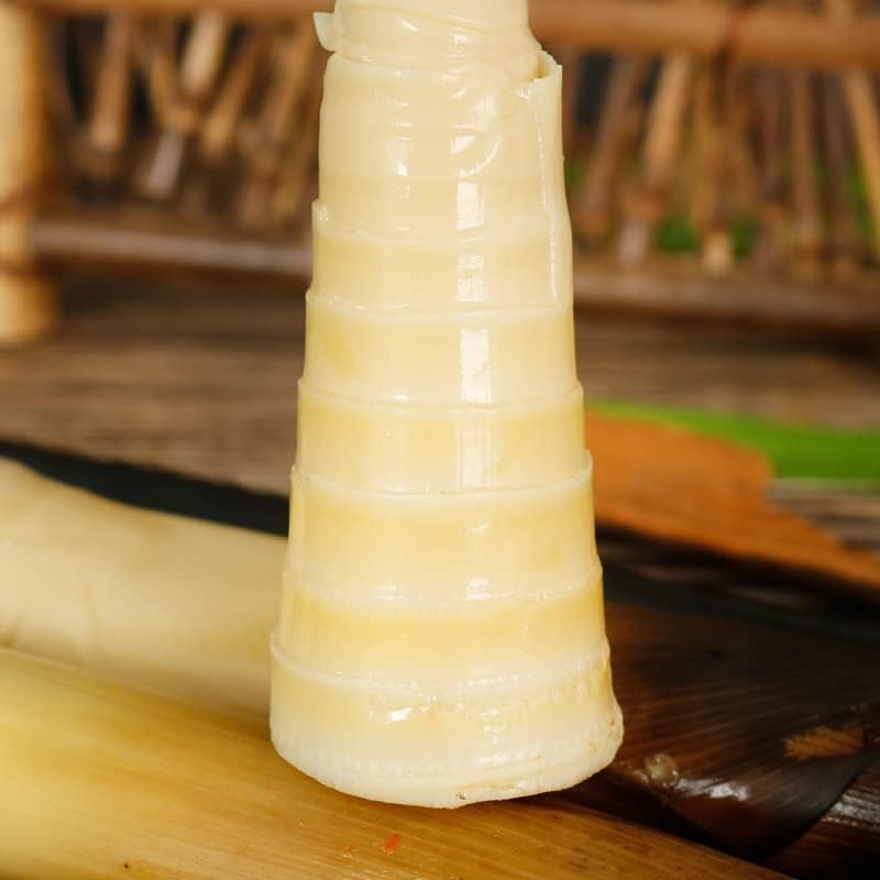 Miniatura 6 de wa sai luo Brotes de bambú picantes pelados a mano 8.11 ozbolsa, sopa envejecida con pimientos en escabeche y tiernos brotes de bambú, paquete de