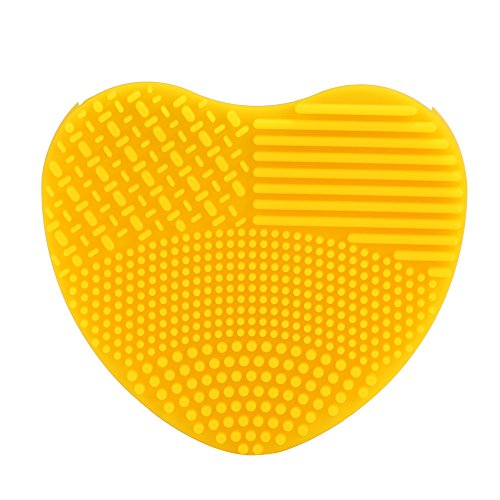 Preisvergleich Produktbild Make Up Pinselreiniger Matte, QinMM ReinigungsbüRsten Silikonbürste Bürstenwaschzubehör Reinigungsbürste Für Kosmetikbürste Für Zuhause und Reisen