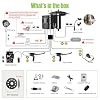 BAFANG 1000W Mid Drive Kit,BBS03 BBS-HD 52V Ebike Motor with Digital Display&46T Chainring,Mid Drive Electric Bike Conversion Kits with Battery(Optional) Fit 68-73MM BB Size Bikes