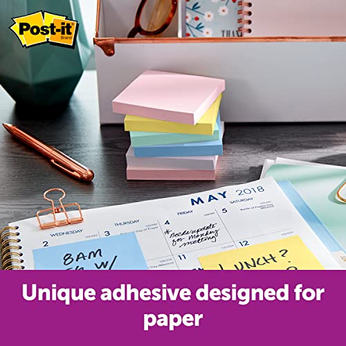 Image of Post-It Greener Notes - 3 inch x 3 inch, Sunwashed Pier Collection, Pack of 6