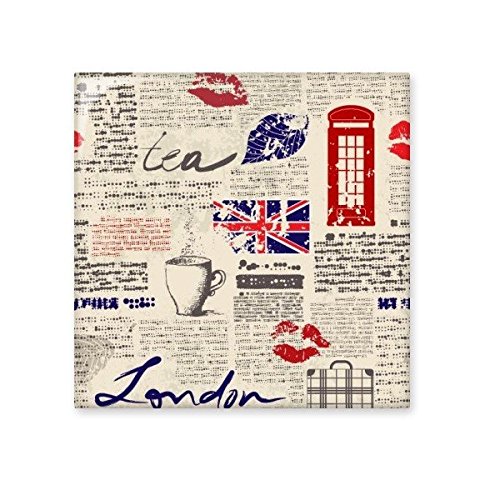 Carreau en céramique illustration Angleterre et drapeau pour cuisine
