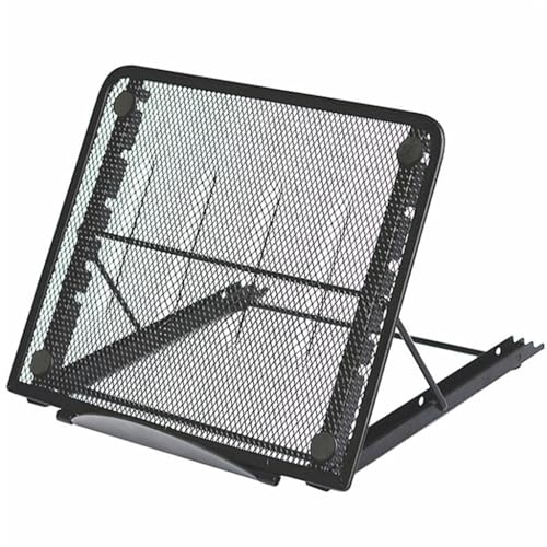 Soulager le cou : support ordinateur portable pliable au sol pour une posture ergonomique
