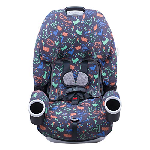 JYOKO Kids Cotton Cover Liner for car seat Compatible with Graco 4Ever DLX 4-in-1 (Happy Dino)