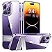 TORRAS iPhone 14 Pro Max Case Clear with Stand, [10FT Military Grade Drop Tested] Anti-Yellowing [3 Stand Ways Built-in Kickstand] Slim Protective Phone Cases iPhone 14 Pro Max, Diamond Clear