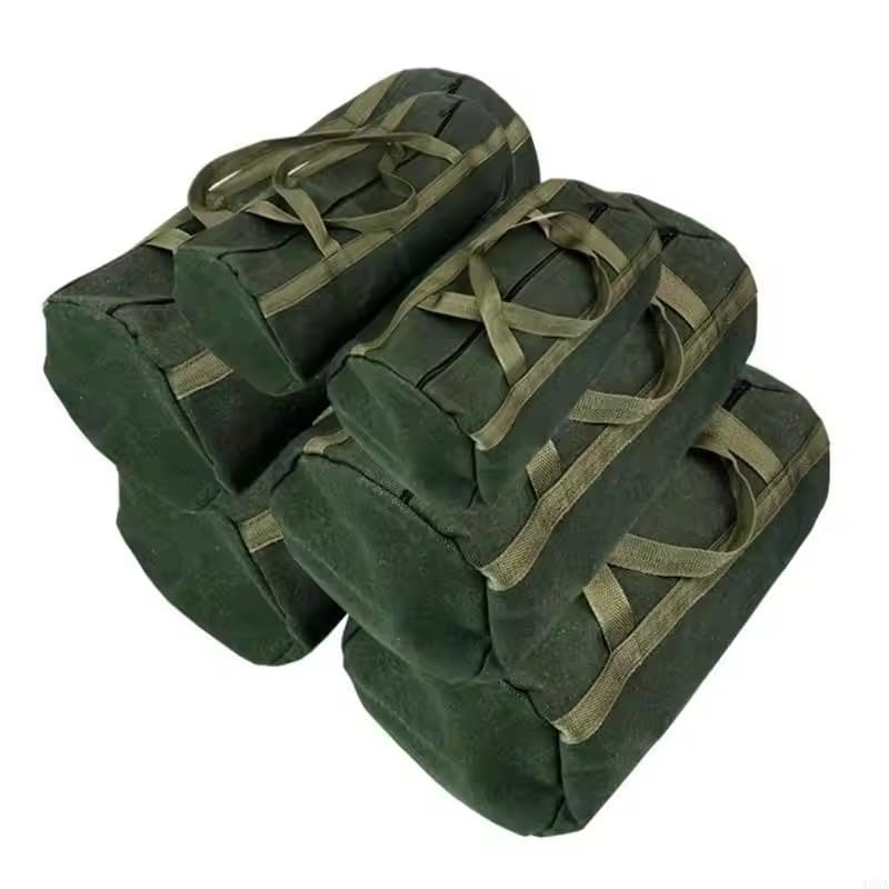 Large Capacity Tool Bag Heavy Duty Tool Organizers Canvas Toolkit Organizers Tool Storage Bag for Electrical Plumbing 35x20cm