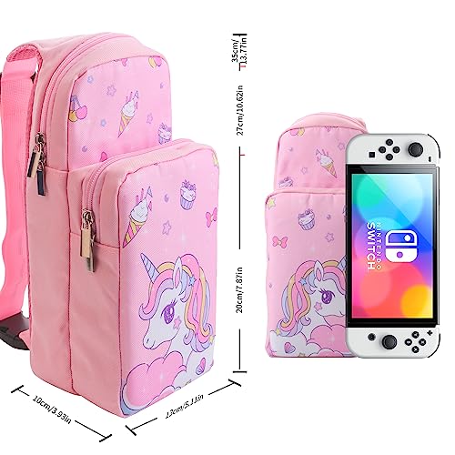 Housse Nintendo Switch OLED HYPERCASE : sacoche de transport portable pour console de jeux