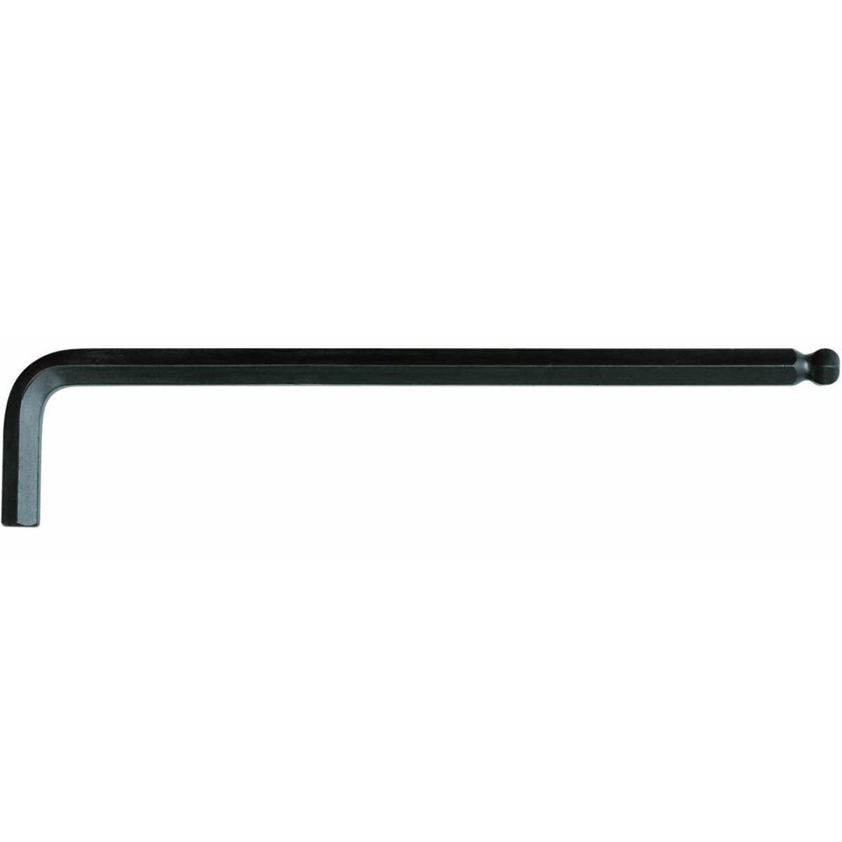 Bahco Langer Sechskant-Winkelschraubendreher, metrisch, mit Kugelkopf, phosphatiert, 6 x 186 mm