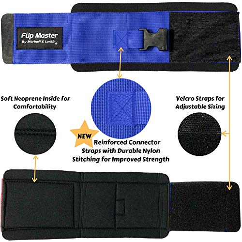 Flip Master Ankle Straps Tumbling Trainer | Gymnastics & Cheerleading Equipment For Back Flip/Tuck & Handspring Form | Adjustable Band For Girls, Boys & Adults | For Cheer, Dance & Gymnastic Practice #TOP2