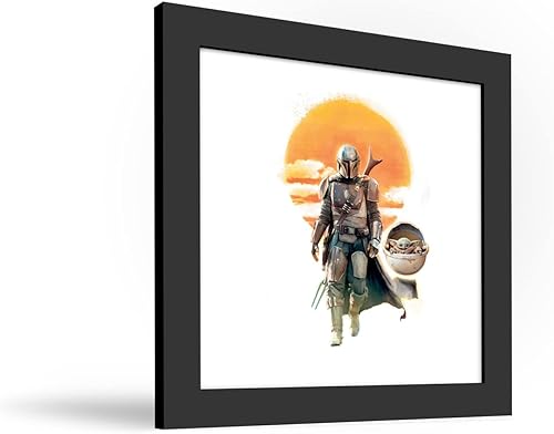 Miniatura 2 de Trends International Gallery Pops Star Wars The Mandalorian - Lienzo decorativo para pared, versión sin marco, 12 x 12 pulgadas, arte de pared de