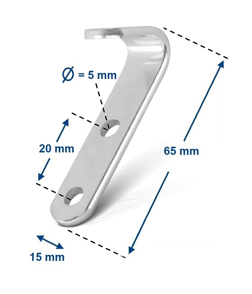10 Ganci Per Telone A Tre Fori Con Occhiello (anello) Per - Foto 3