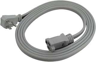 Prime EC680509L 4/3 SPT-3 Air Conditioner Extension Cord, 9 Feet, Gray