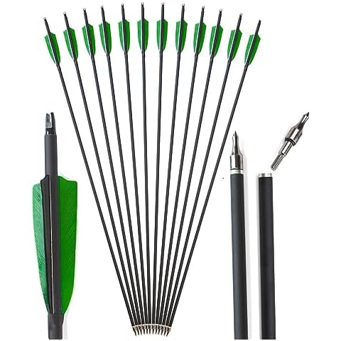 Flèches AMEYXGS 6/12pcs Carbone Cover