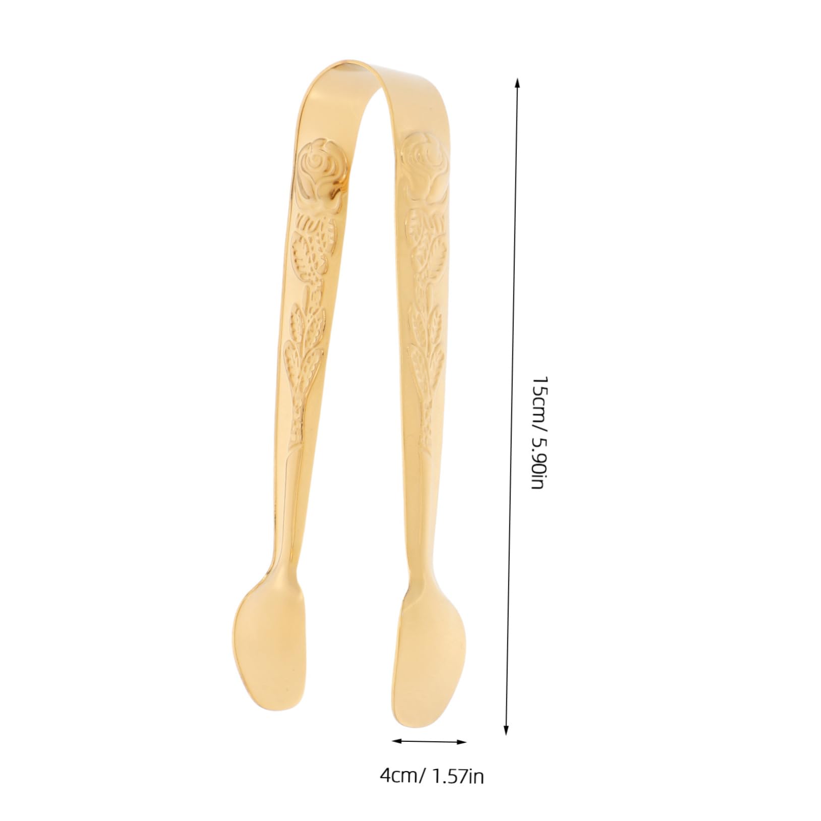 Cabilock Mini Sugar Cube Tongs Set Stainless Steel Ice Tongs for Appetizers for Desserts