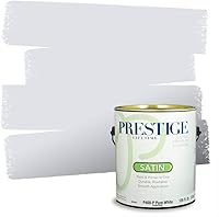 Vista 83 de Prestige Paints. - Base y pintura para exteriores en un solo galón, 1 galón. plano, comparable con Sherwin Williams Topsail.