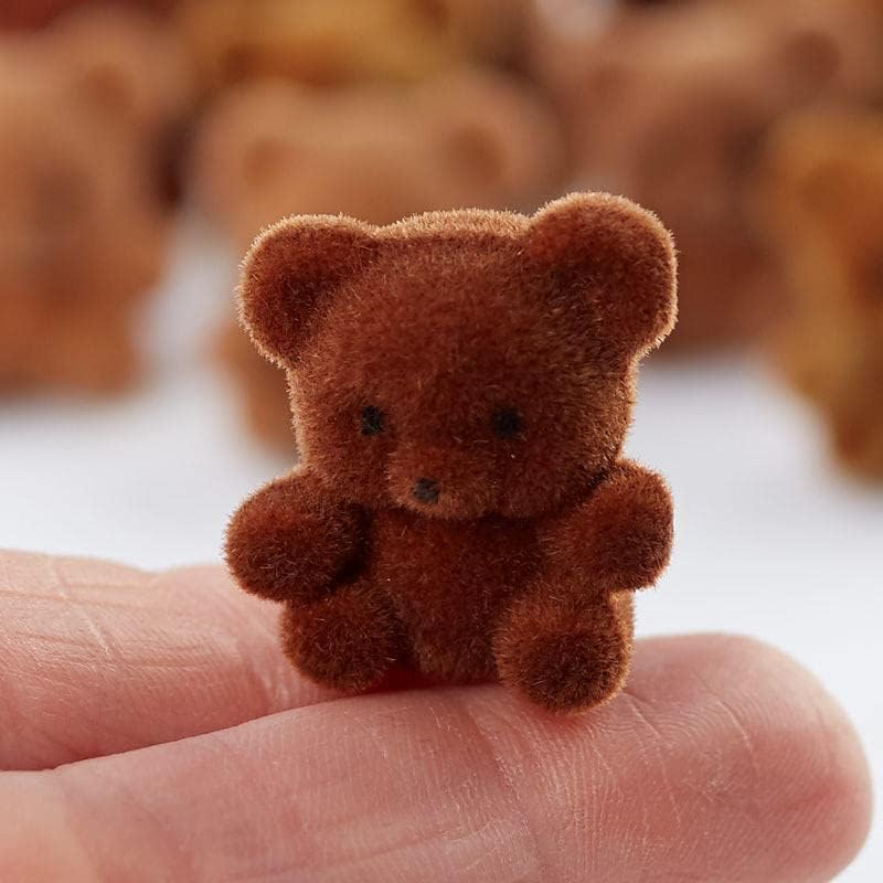tiny fuzzy teddy bears