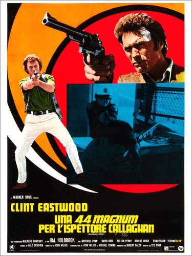 Poster 60 x 80 cm: Magnum Force (Una 44 Magnum per L'ISPETTORE Callaghan), Clint Eastwood di Everett Collection - Stampa Artistica Professionale, Nuovo Poster Artistico
