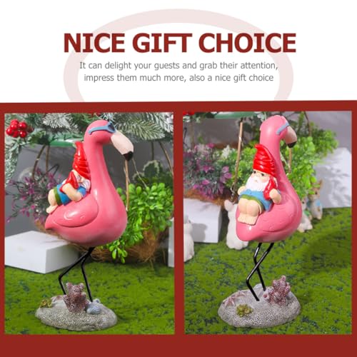 Statue de gnome espiègle en résine compacte durable et résistante - 4