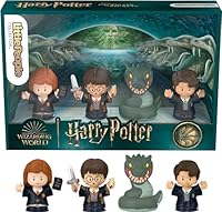 Little People Collector Harry Potter and The Chamber of Secrets Movie Special Edition Set for Adults & Fans, 4 Figures in Display Package