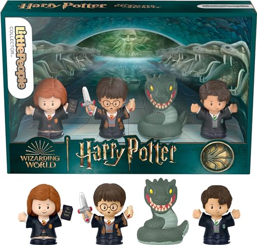 Image of Little People Collector Harry Potter and The Chamber of Secrets Movie Special Edition Set for Adults & Fans, 4 Figures in Display Package