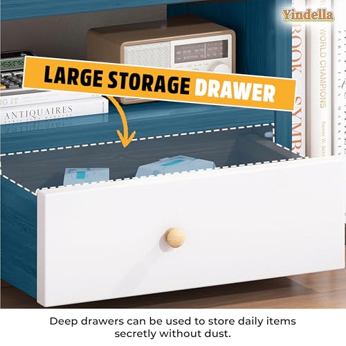 Image of Yindella Multi-Functional Desktop Bookshelf Organizer, Wooden Storage Shelf, Adjustable Office Desk Organizer for Books, Stationery, Space-Saving Home & Office (Desk Bookshelf-03)