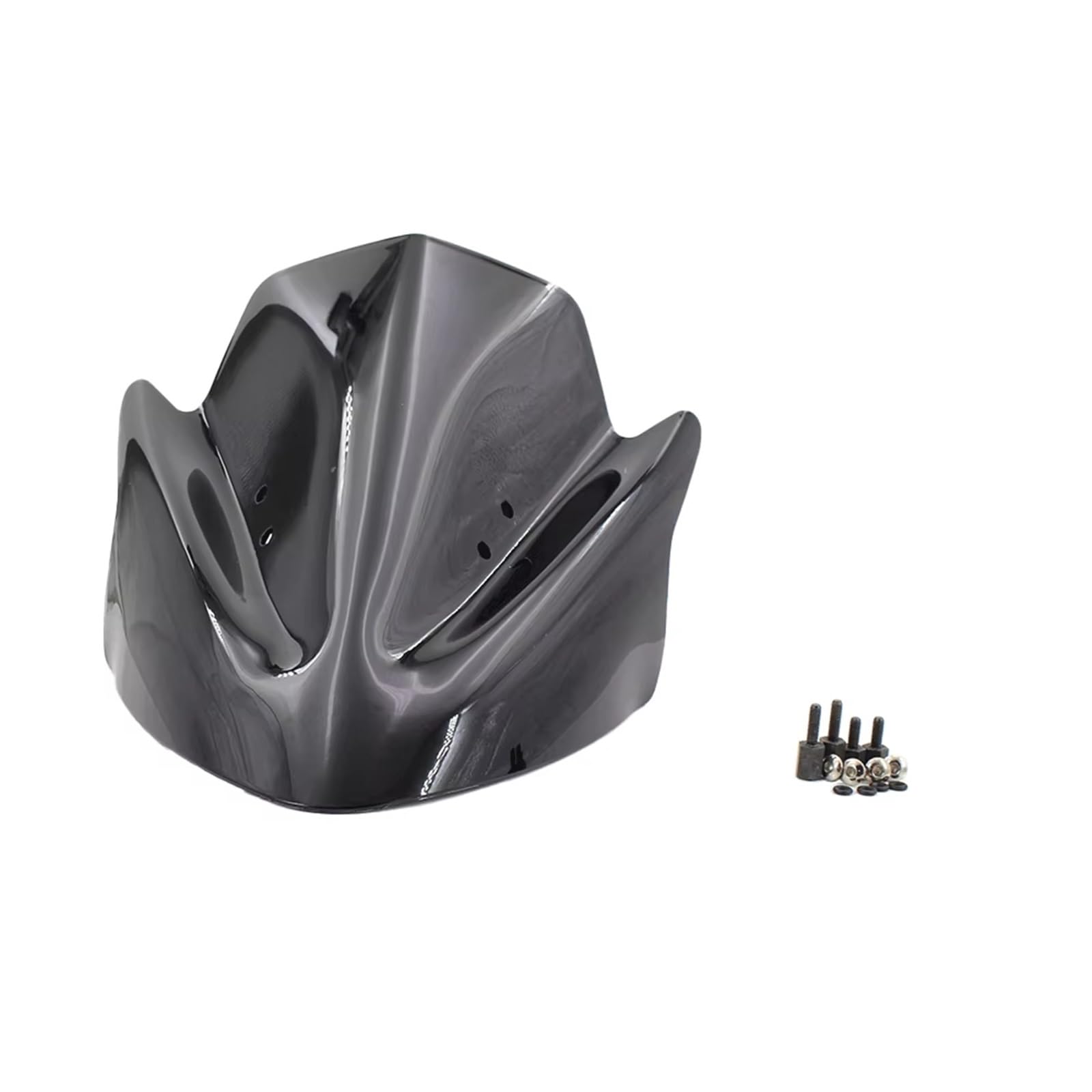 Parabrezza Moto Per Kawasaki Per ER6N 2012 2013 2014 2015 2016 Parabrezza Per Moto Deflettore Antivento A Doppia Bolla Deflettore Parabrezza