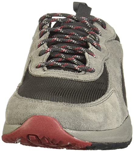 Columbia Tênis de caminhada masculino Pivot Wp, Tubarão/Elemento vermelho, 8