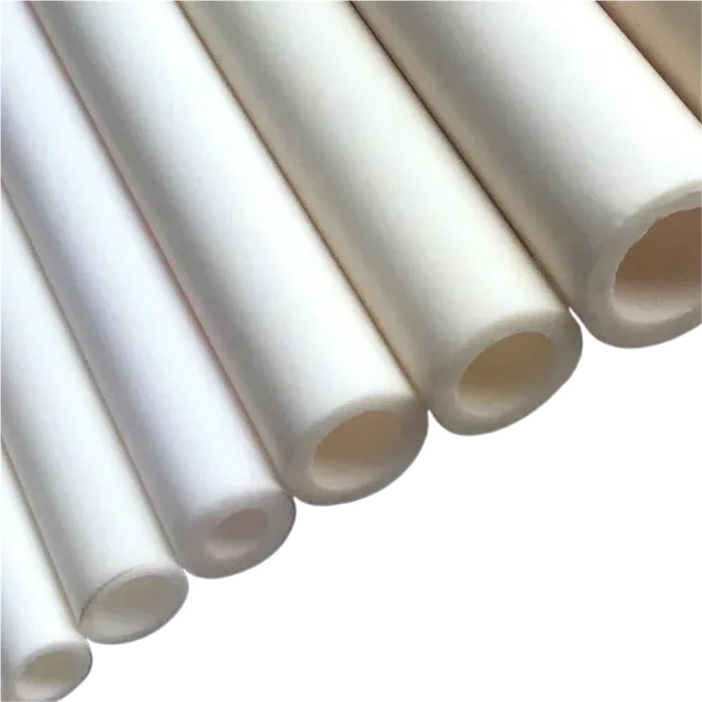Tubo de cerámica de alúmina Tubo cerámico de 4 piezas, con aislamiento óxido aluminio y protección termopar, tubo porcelana alúmina un solo orificio(18x25x100mm)