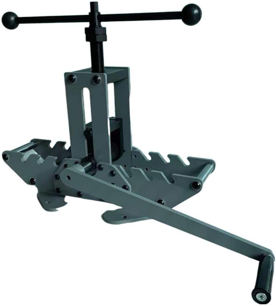 WTK0029 1-1/2" Tubing Rolling Bender Manual Square & Rectangular Tube Bender 14 Gauge Roller Tubing Roller Flat Bar Bender For Mild Steel Cooper & Aluminum