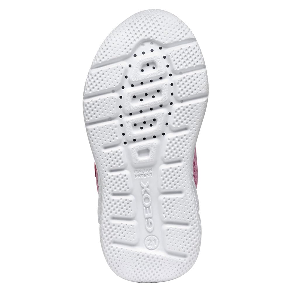 Geox Niemowlęta B SPRINTYE Girl D Sneakers, różowe/Watersea, 23 EU, różowy, 23 EU