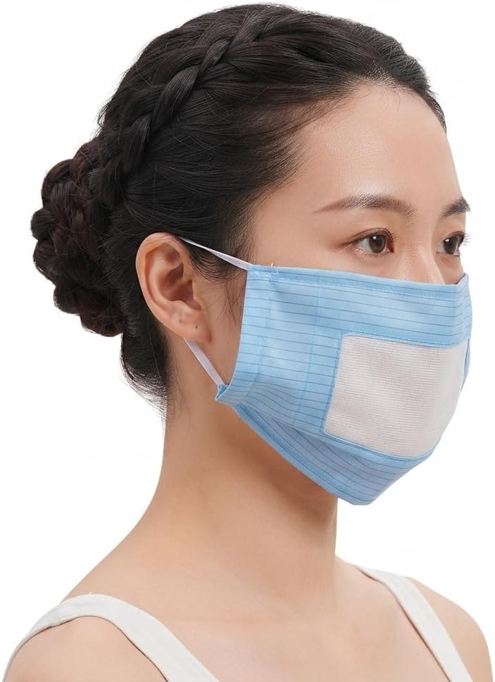 Reusable ESD Safe Anti-Static Dust-Proof Cleanroom Face Mask