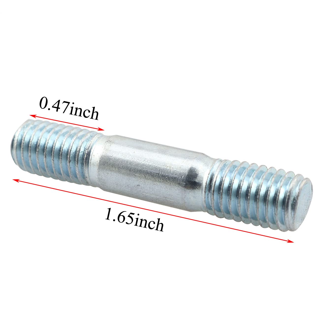 PZRT 2 Sets Kettensägen-Teile – Stangenmuttern & Bolzen Für 45CC/52CC/58CC Sägen (M8, 42 Mm)