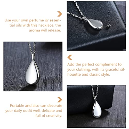 SOIMISS Colar de medalhão colar medalhão difusor de óleo essencial joias de óleo essencial colar de