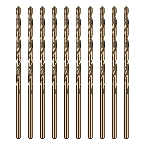 HUAZHICHUN 10PCS Size 1.5mm,M42 8% Cobalt,Concrete Drill bit Set,HSS Metal Drill Bit Set for Hard Metal, Stainless Steel, Cast Iron