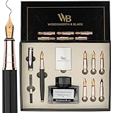 🎁 Écriture Sans Effort - Conçu pour offrir un poids délicat parfait pour les écrivains gauchers et droitiers, cet ensemble de cadeau stylo calligraphie sera votre meilleur outil d'écriture que vous emporterez partout avec vous. Avec des lignes lisses, un flux constant, vos lignes glisseront toujours sur la page que ce soit des notes dans votre agenda ou des gribouillis sur le côté d'une page. Avec zéro fuite d'encre et un capuchon, c'est le stylo parfait pour les écrivains.