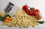 PASTA TRADIZIONALE - TRITTICO LUCANO - ORECCHIETTE FERRICELLI STRASCINATI - DI SEMOLA DI GRANO DURO- VEGANA - ADATTA PER GLI INTOLLERANTI AL LATTOSIO - ARTIGIANALE - CONFEZIONE 500 GR -