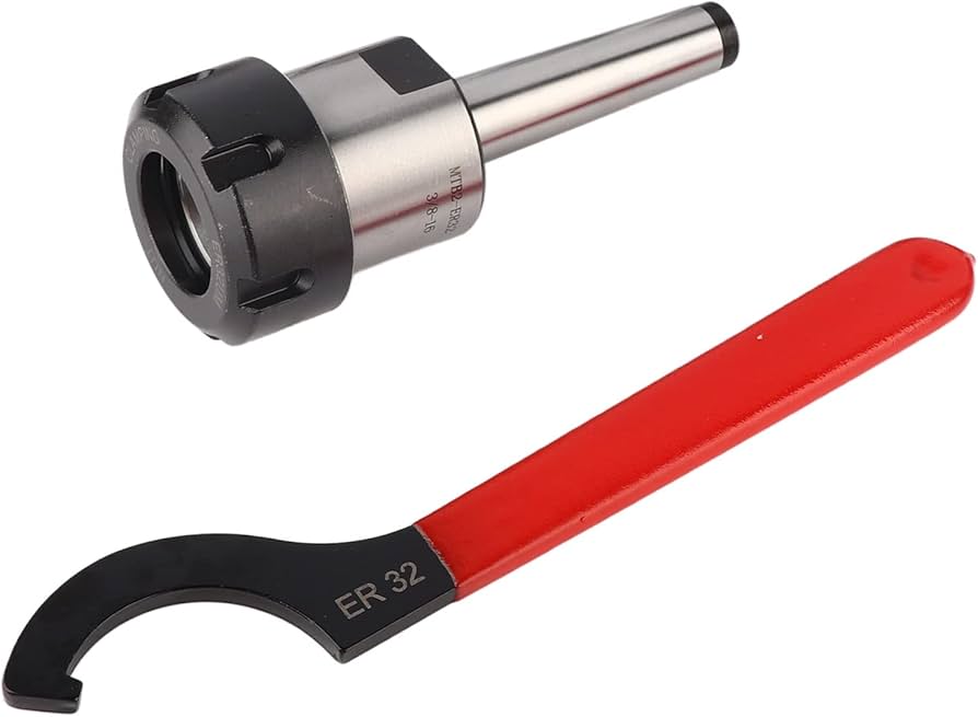 Pinça de Mola, Haste Mt2 Er32, Suporte de Mandril de Fresa, Chave