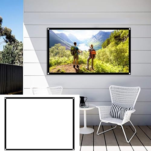 Pantalla Manual Proyector Outdoor 200 Pulgadas 16:9 miniatura 1