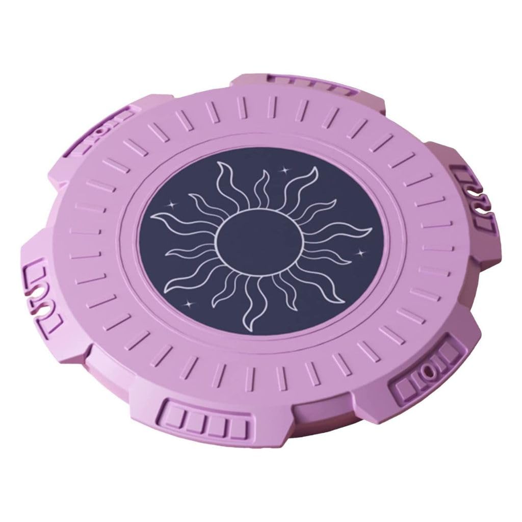 Waist Turntable, Rotating Training Board, Noiseless, Lightweight, 360 Degree Movement, Plastic For Home With Force Provides a Powerful Form Of Aerobic Exercise (Light Purple, Set Of 1)-picture-14