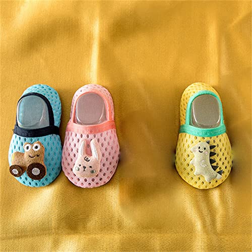 Baby Infant Shoe Boy Girl Sandals Cartoon Breathable Prewalker Soft Sole Flat Shoes Premium Summer (Blue, 18-24 Months)3