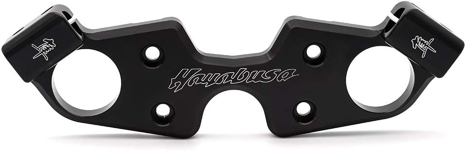 CNC Motorcycle Lowering Triple Tree Front End Upper Top Clamp Compatible with GSX1300 Hayabusa GSXR1300 1999-2020 2007 2008 2009 2010 2011 2012 2013 2014 2015 2016 2017 2018 2019