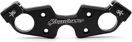 CNC - Abrazadera superior de triple árbol para motocicleta compatible con GSX1300 Hayabusa GSXR1300 1999-2020 2007 2008 2009 2010 2011 2012 2013