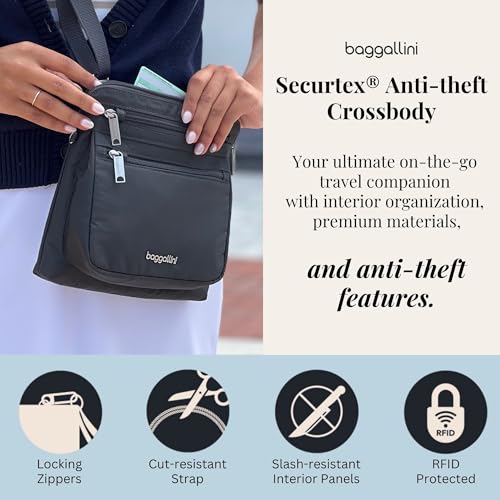 Image of Baggallini Securtex Anti-Theft Crossbody
