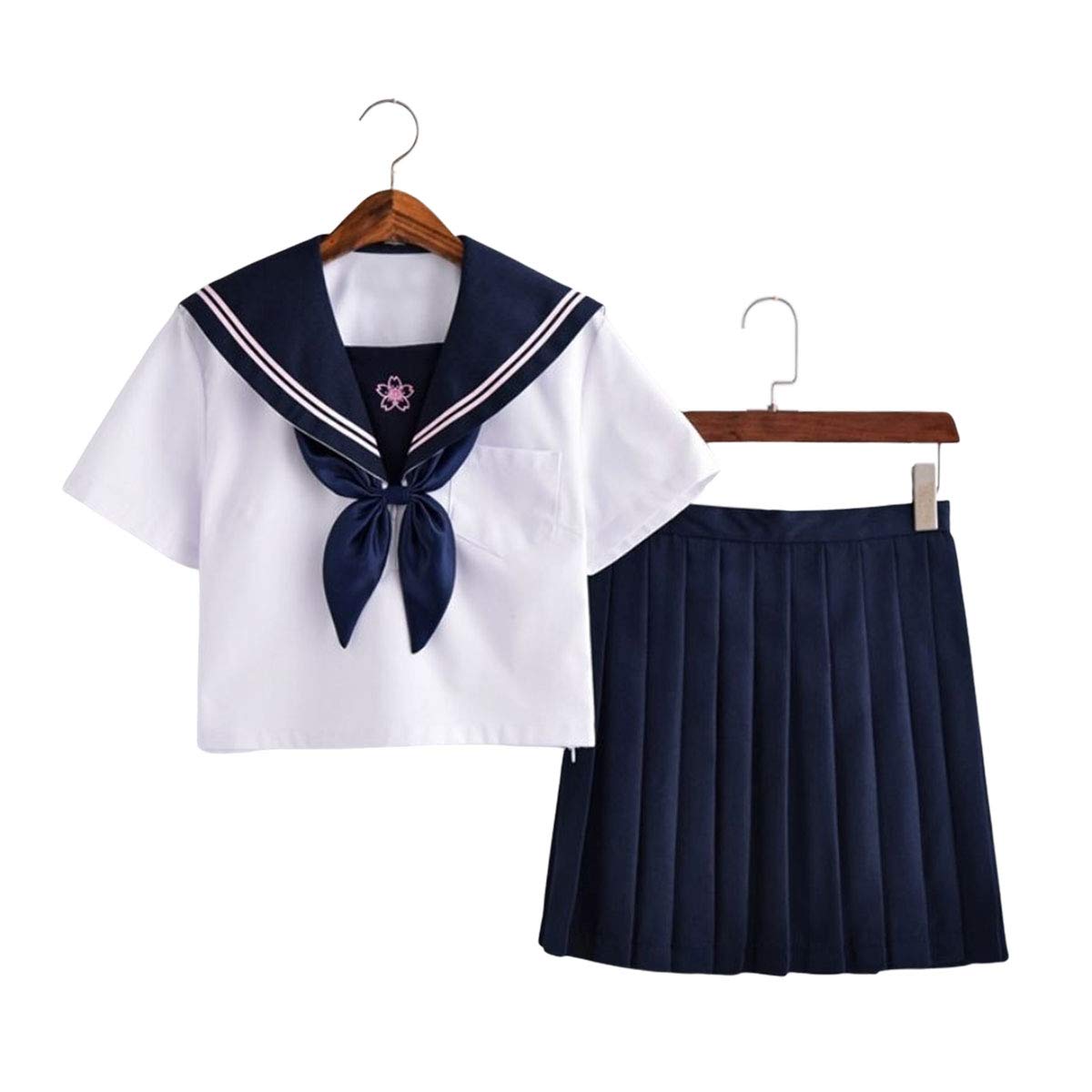 Amazon.co.jp: 妖怪庵 セーラー服 コスプレ 女子高生 制服 
