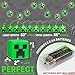 Minecraft String LED Lights for Bedroom Battery Operated Fairy Lights for Room Decor Wall Light Creeper Indoor Decoration Gamer Gifts for Kids